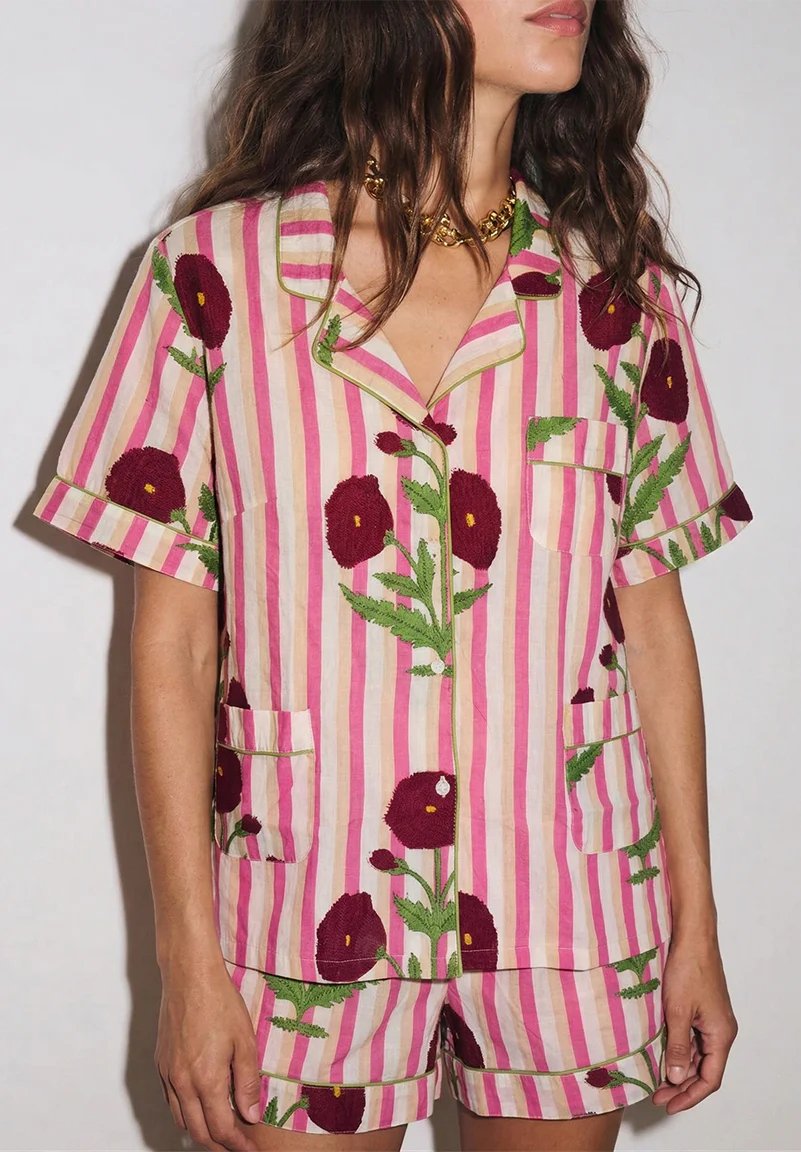 PYJAMA SHORT GIA ROSE - Image 3