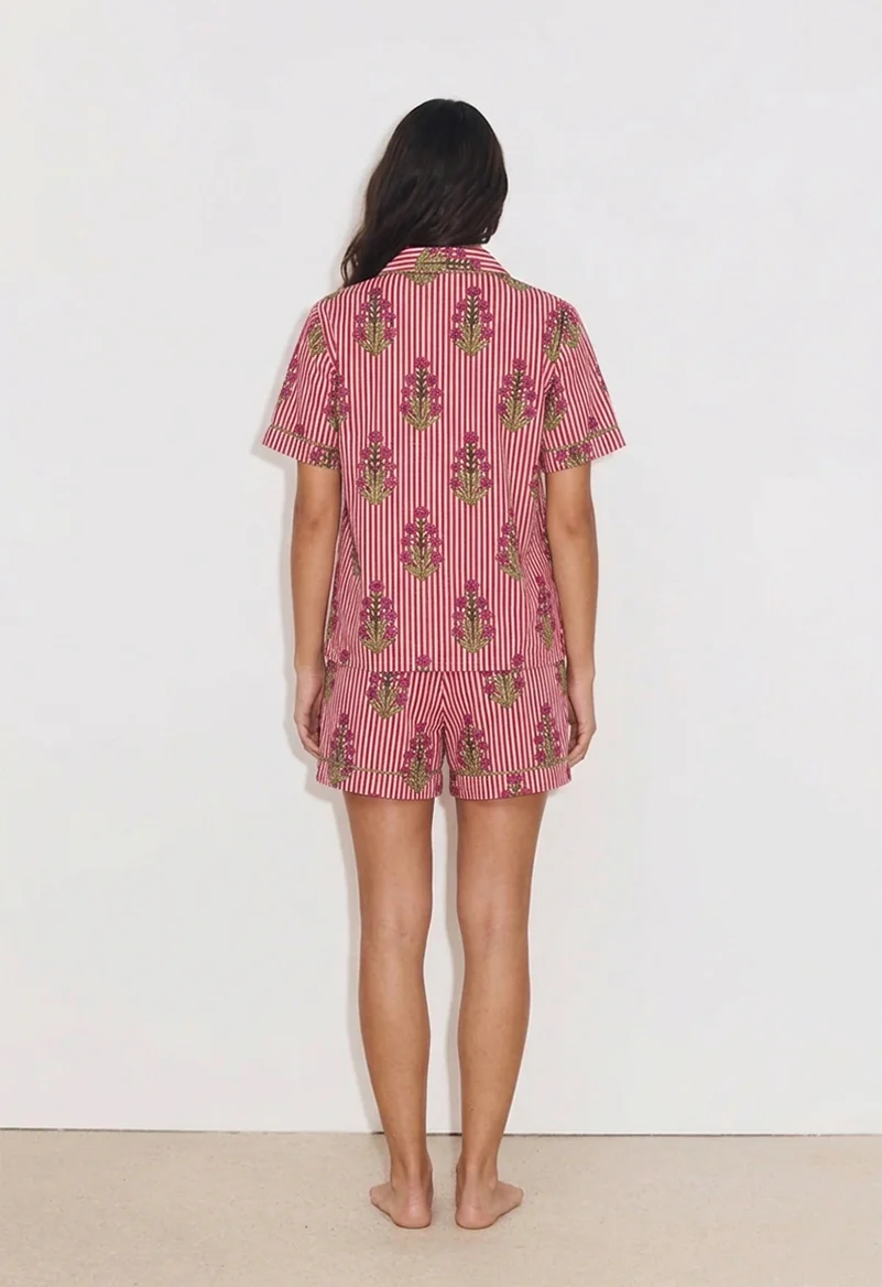 PYJAMA SHORT CLEA ROUGE - Image 3