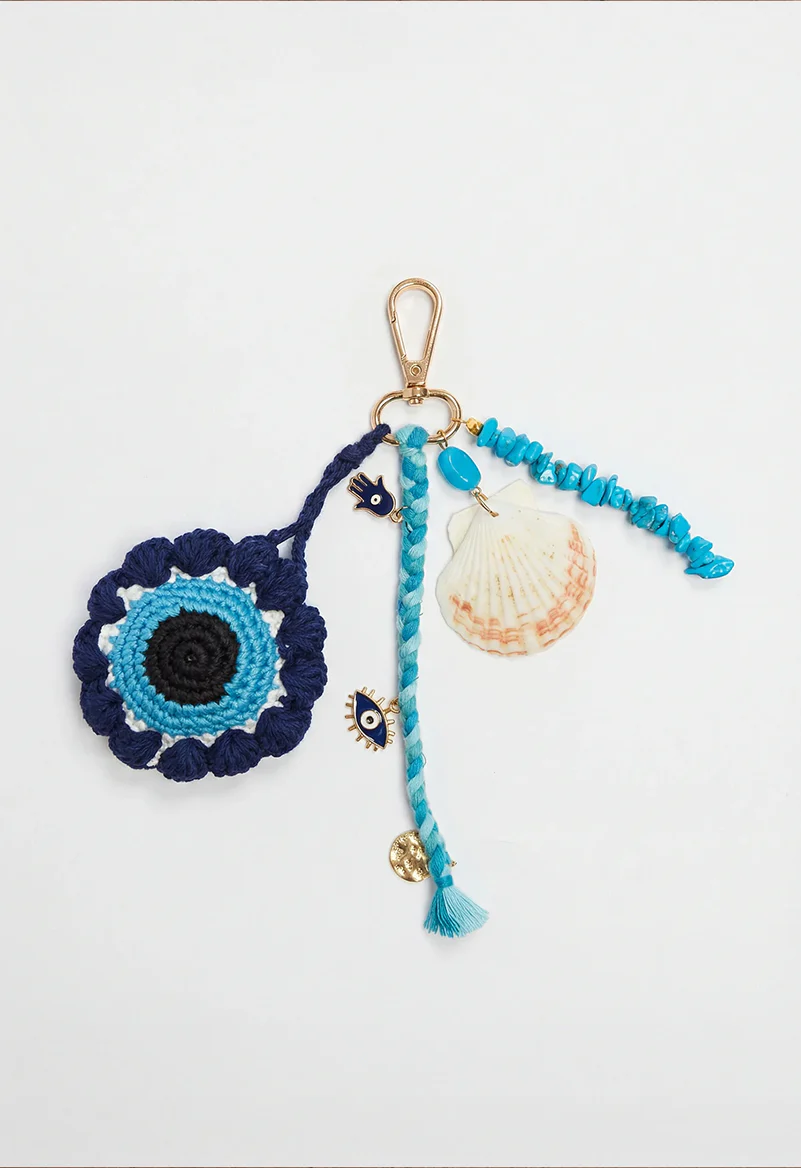 PORTE CLEFS CROCHETÉ OEIL - Image 3
